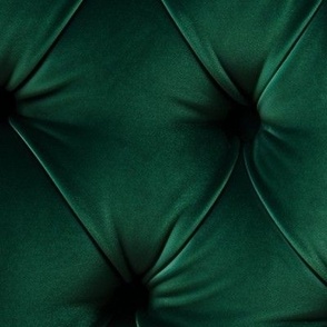 Green Velvet Couch in LARGE