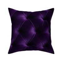 Purple Velvet Tufted Couch in LARGE