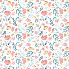 pink blue and mustard watercolour florals-04