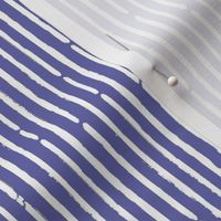 Cool Sketchy Stripes | 2022 Periwinkle Blue #6667AB