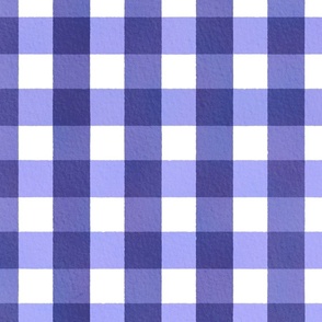 Gingham Periwinkle Large Scale