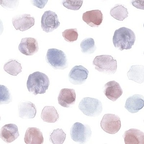 Toffee and puce watercolor scattered spots - brush stroke painted stains for modern home decor nursery bedding a134-2-1