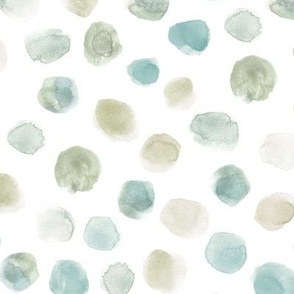 Malachite watercolor scattered spots - brush stroke painted stains for modern home decor nursery bedding a134-2-5