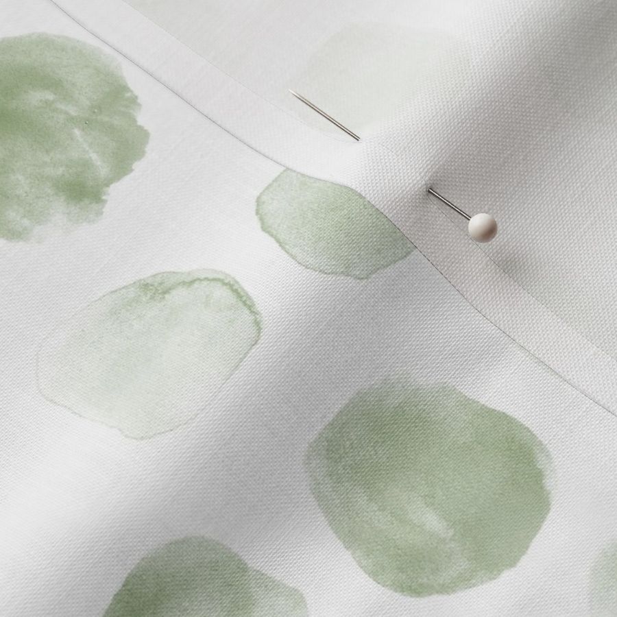 watercolor artichoke green scattered spots - brush stroke painted stains for modern home decor nursery bedding a134-2-9