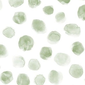 watercolor artichoke green scattered spots - brush stroke painted stains for modern home decor nursery bedding a134-2-9