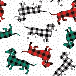 Red Flannel Dachshunds
