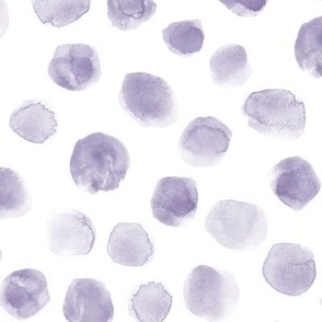 Amethyst watercolor scattered spots - brush stroke painted stains for modern home decor nursery bedding a134-2-13