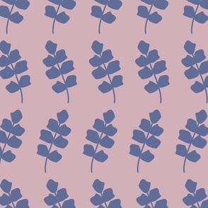 twigs in a row - mauve skyblue