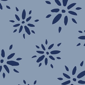 sprinkles flowers- blue
