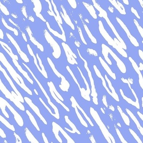 Cornflower blue zebra animal texture bu Jac Slade