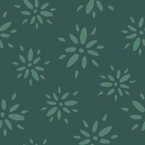 sprinkles flowers -Green