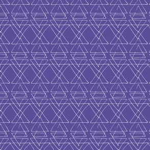 Periwinkle Blue triangle geometric by Jac Slade