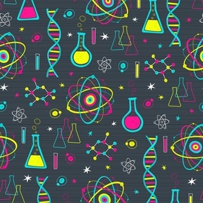 Midcentury Modern Science (Cyan, Magenta, Yellow)