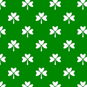 Irish Shamrocks - saint patricks, st patricks day, green clovers 