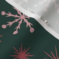 Snowflakes + Stars Furoshiki