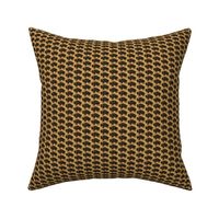 Bison Print - Honey and Brown (0.75 inch)