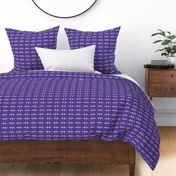 Custom Three Small Scale Whippets on a Purple Stripe