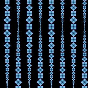 geometric pin stripes