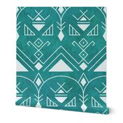 Amyrlin Seat (Dark Teal and White)