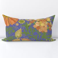 Le Jardin Art Nouveau Periwinkle Large