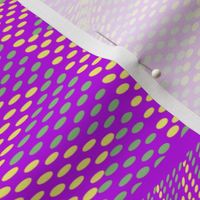 Lg Warped Dot Triangles on Purple by DulciArt,LLC