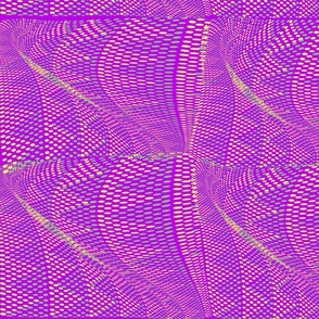 Lg Warped Dot Triangles on Purple by DulciArt,LLC