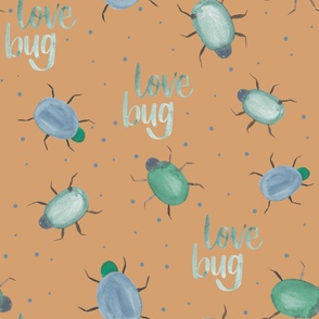 love bug  yellow valentines XL