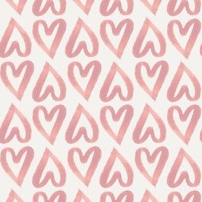Pink Hearts - valentines medium
