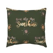 You are my sunshine valentines olive large