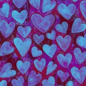 Blue Hearts of Love