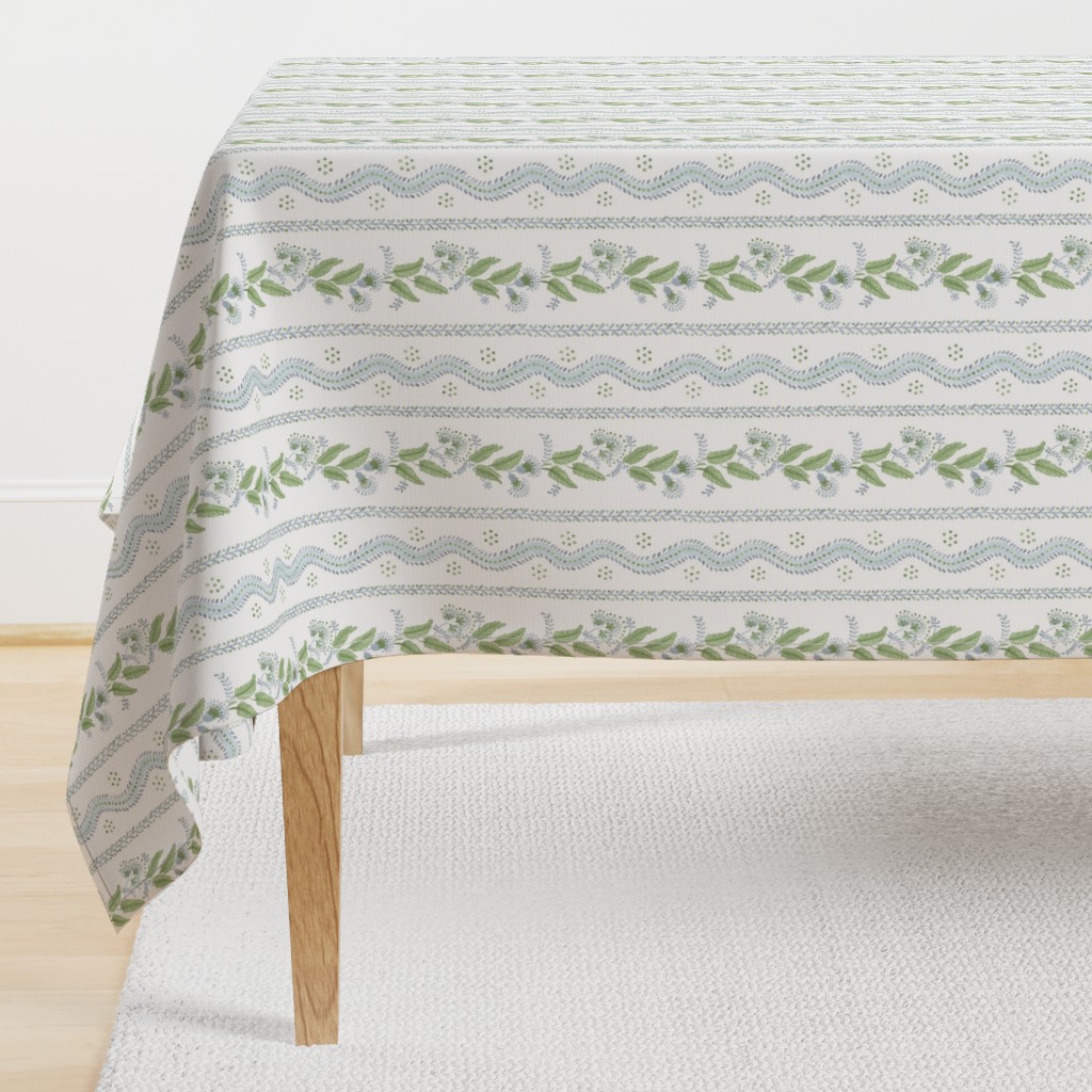 Half Scale Emma Stripe soft-blue-and-greens-on-white-