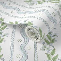 Half Scale Emma Stripe soft-blue-and-greens-on-white-