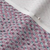 textured solid 'tweed' cool pink - large