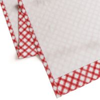 watercolor plaid - red on red - valentines day plaid - check -(45) C21