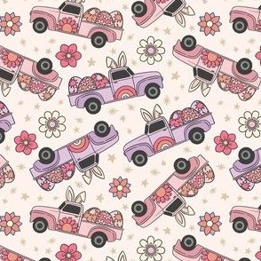 Easter Truck Bunny Pattern