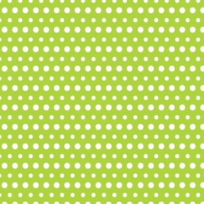 Polka dots on Lime #AED43D