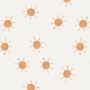 Suns, watercolor sunshine, wallpaper, sunny, happy, nursery, baby, nursery wallpaper, small