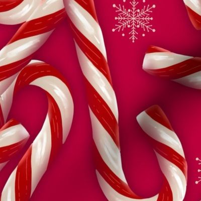 Candy Cane Christmas Tromp-l’oeil