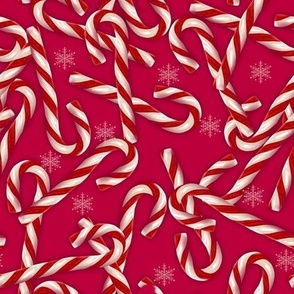 Candy Cane Christmas Tromp-l’oeil