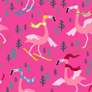 Flamingo Slopes 2 - Pink