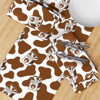 Chocolate Milk Cow Print