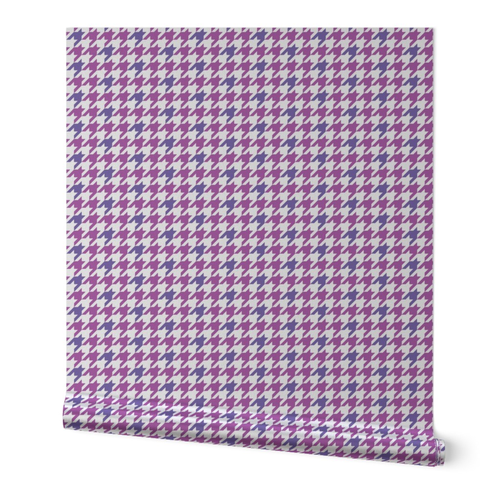 Medium Houndstooth, Periwinkle & Cosmo Purple