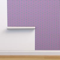 Medium Houndstooth, Periwinkle & Cosmo Purple