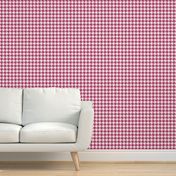 Magenta & White Houndstooth, Small