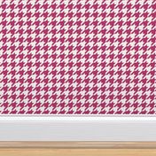 Magenta & White Houndstooth, Small