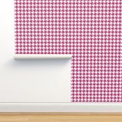 Magenta & White Houndstooth, Small