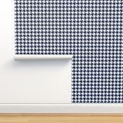 Navy & White Houndstooth, small
