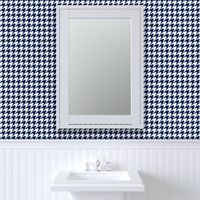 Navy & White Houndstooth, small