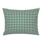 Pink & Green Houndstooth, Medium