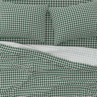 Pink & Green Houndstooth, Medium